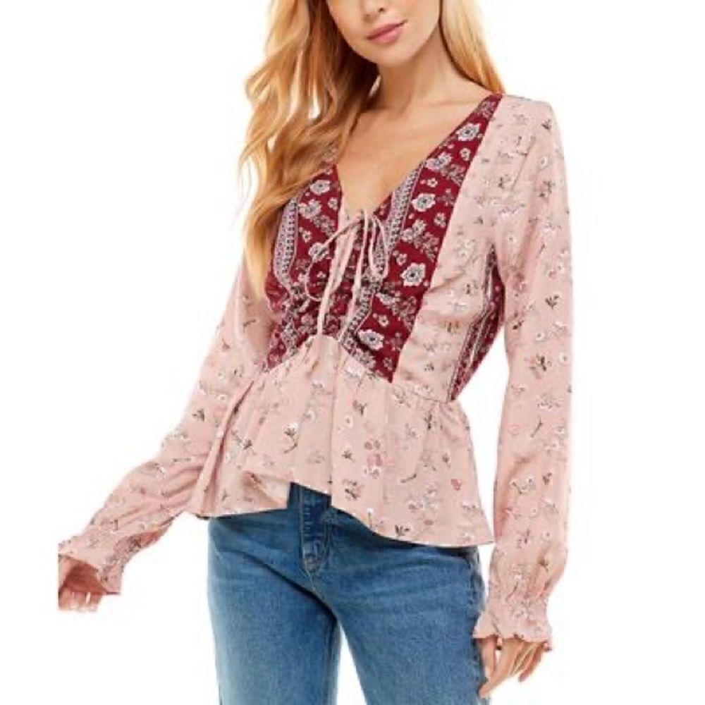 derek heart | floral top